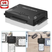 USB 3.0 to IDE & SATA Converter External Hard Drive Adapter Kit 2.5/3.5 Cable