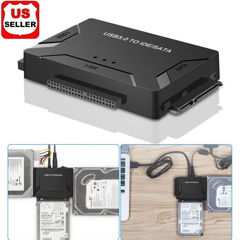 USB 3.0 to IDE/SATA Converter Adapter Kit For 2.5/3.5 SATA/IDE/SSD Hard  Drive - M - Bed Bath & Beyond - 34475500