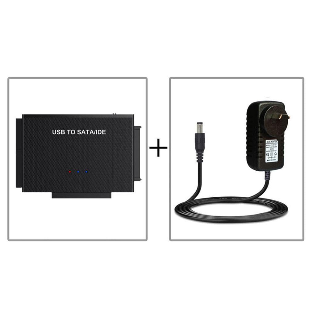 USB 3.0 to IDE & SATA Converter External Hard Drive Adapter Kit CableH