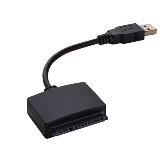 USB 3.0 to SATA 2.5 Inch External Hard Drive Adapter Converter for SSD HDD Data Transfer with Dual USB A and C Ports