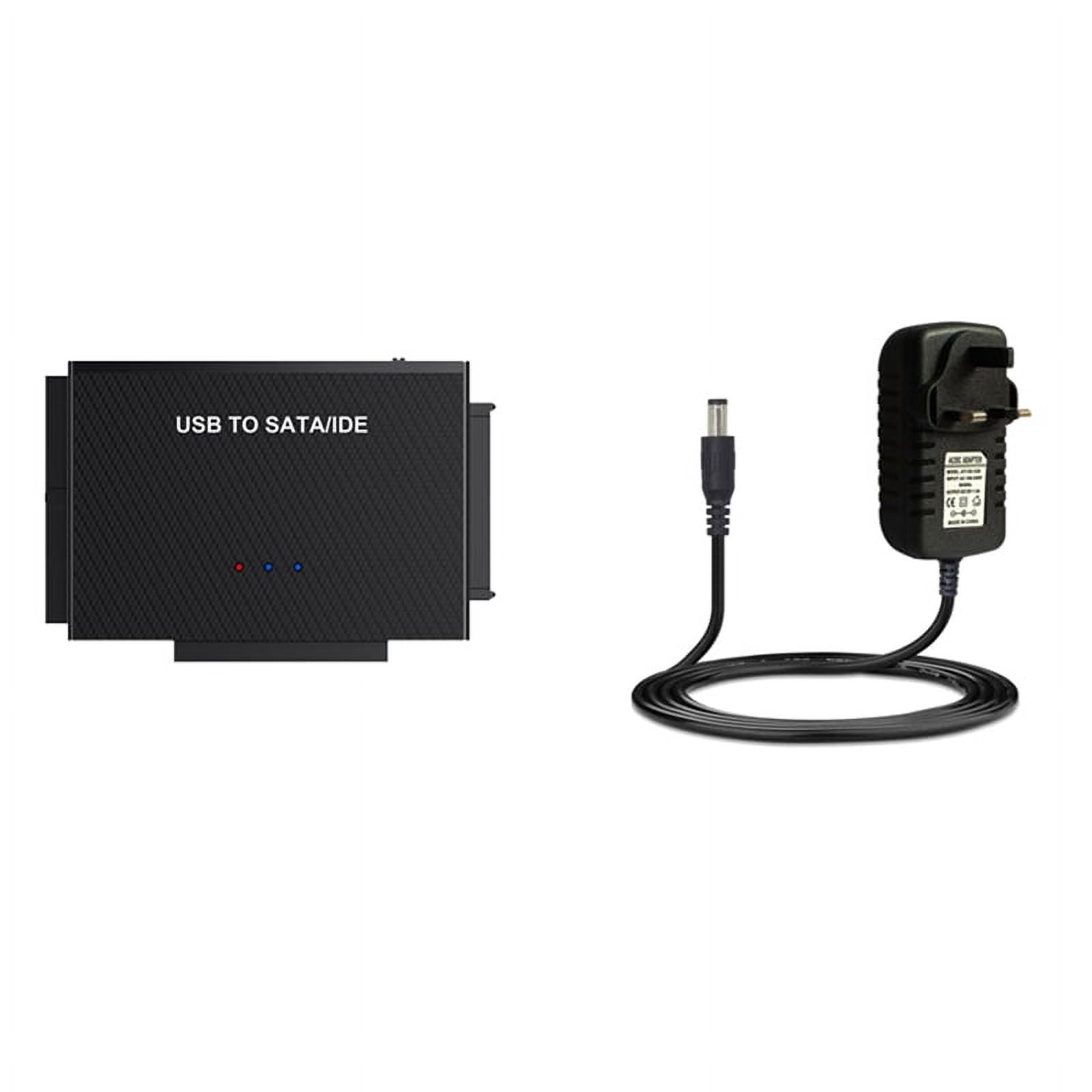 USB 3.0 to SATA / IDE Adapter Hard Drive Adapter for 2.5 / 3.5 Inch SATA & IDE HDD UK Plug