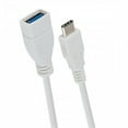 thumbnail image 1 of USB 3.1 Cable Adapter, Type-C Male to USB 3.0 A Plug Female, Data Sync and Charge, White Color, 1 of 2