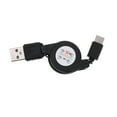 thumbnail image 1 of USB 3.1 Charging Cable Retractable Type-C Fast Charging Cord Portable High Charger Cable for  Phones (Black), 1 of 6