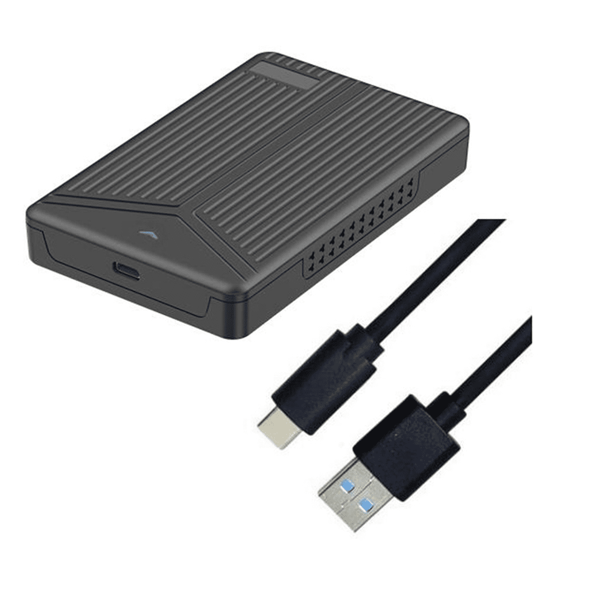 USB 3.1 Mobile Hard Disk Box 2.5 Inch SSD Enclosure Support 15mm Drive ...