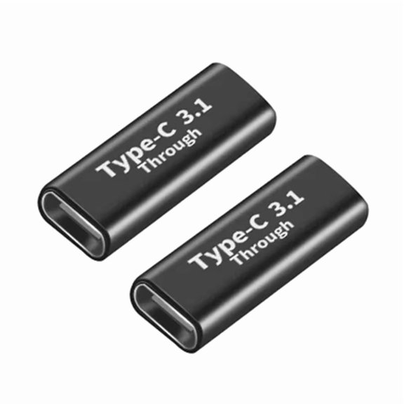 USB 3.1 Type C Converter with Female Male Ends Optional for Fast Device Connection and Enhances Durability 2PCS