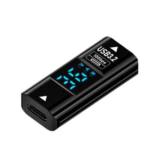 USB 3.1 Type-C Female to USB Female Digital Display Adapter with Charging, 36W Power, 10Gbps Transmission Rate, PC Material for Monitors and TVs