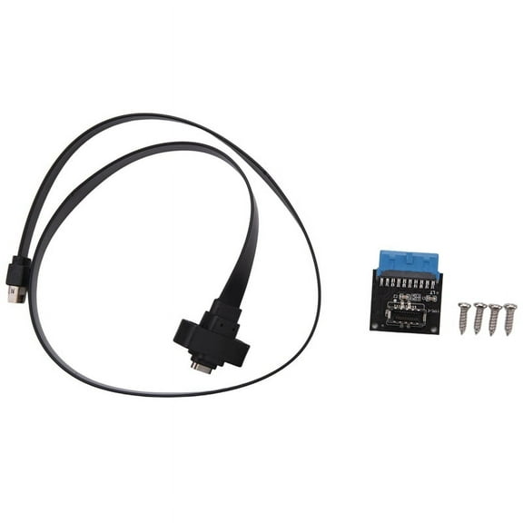 USB 3.1 Type C Front Panel Header Extension Cable 50 cm, Gen 2 Cable