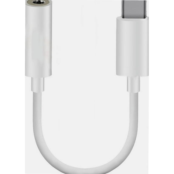 USB 3.1 Type-C Headset Jack Suitable for Apple iPad Pro 11 Inch USB-C to 3.5 mm Headphones Digital Connection Socket Aux-In Audio Adapter Cable White