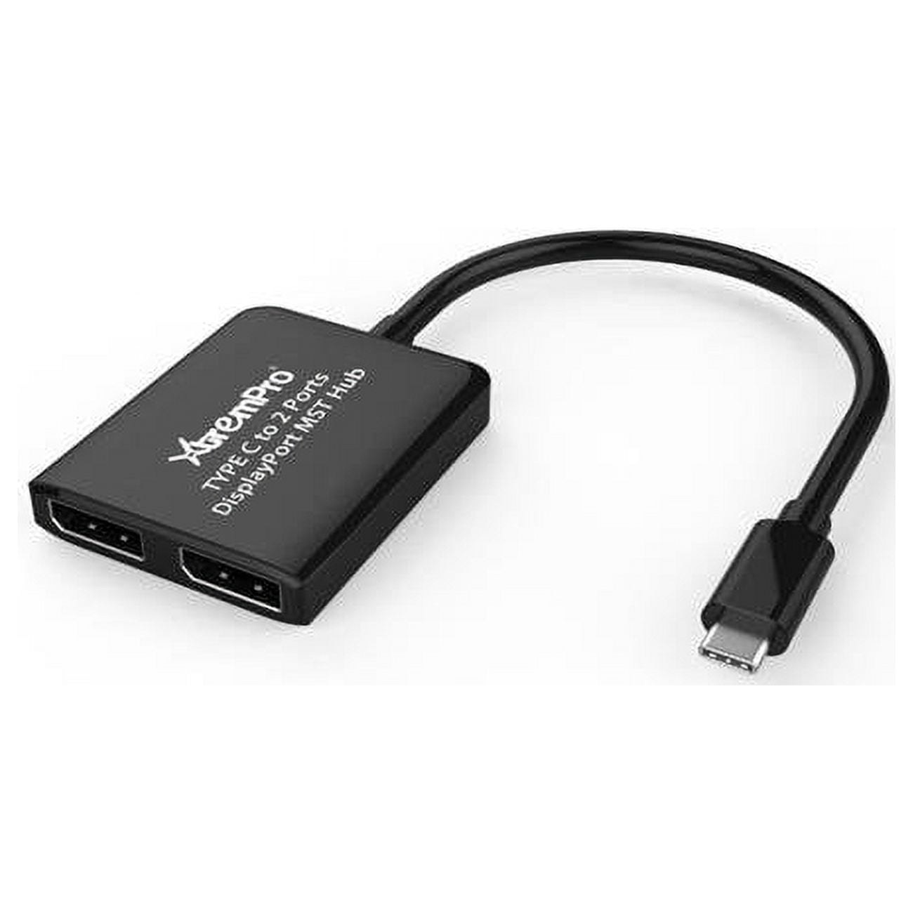 USB 3.1 Type C to 2 Display Port Dual Monitor Splitter Support 1080p