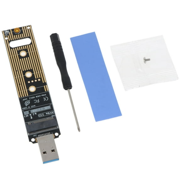 USB 3.1 to for M.2 NVME Hard Disk for Case Adapter Card USB A Port for M.2 Propocol Adapter Card 10Gbps RTL9210B H