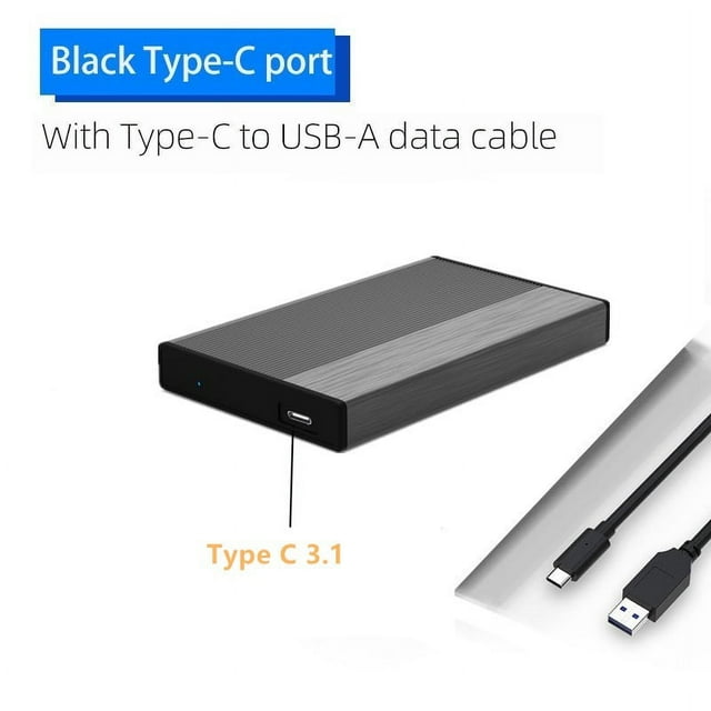 USB 3.1 to sata 2.5 " hard disk case hdd enclosure hdd box high speed