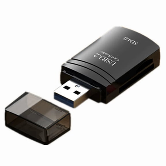 USB 3.2 Card Reader TF/SD Card 2-in-1 Multi-Drive Card Reader Portable for Computer Laptop Tablet Faster Data Transfer