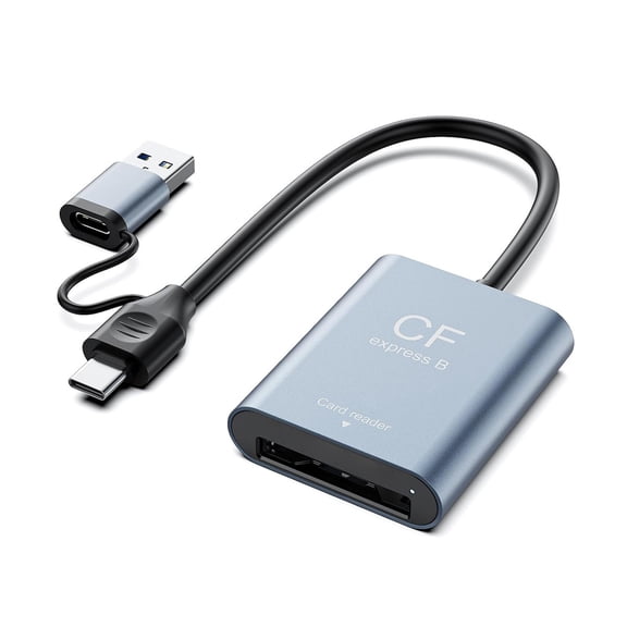 USB 3.2 Double Slot Card Reader For CFe A And SD3.0 Supporting Multiple Operating Systems