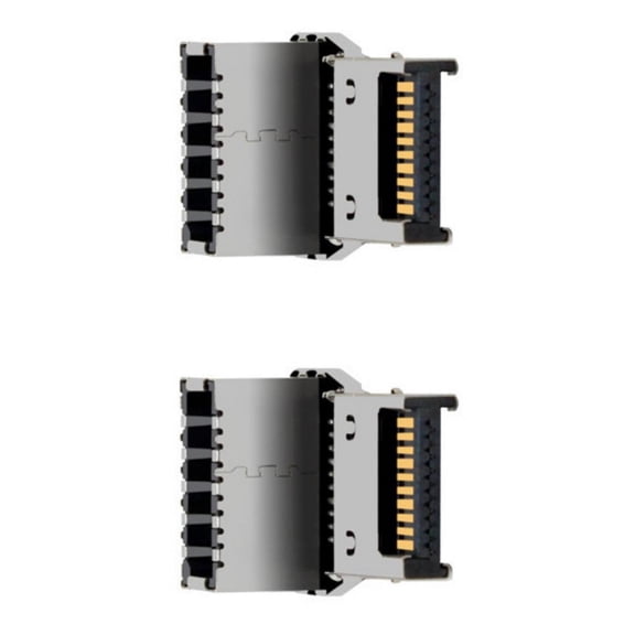 USB 3.2 E Type 90 Degree Right Angle Adapter Male To Female Connectors For PC Front Panel Internal Port 20Gbps Fast Speed Stable Connection