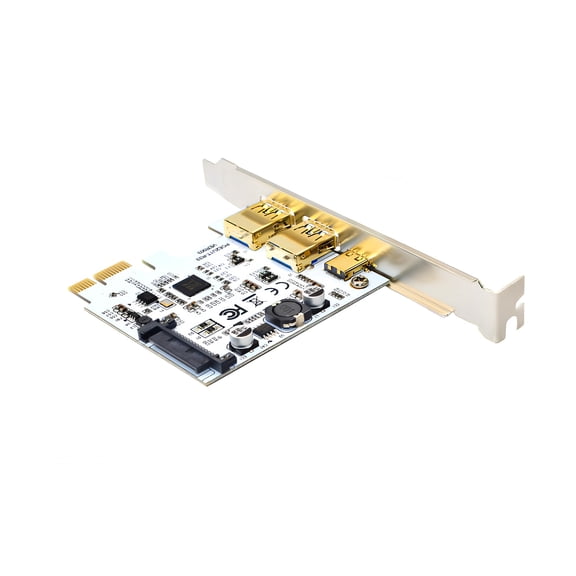 PCI-EUSB 3.2 GEN 1 Type-C Front Panel Adapter Card, 19PIN, 5Gbps, 2 USB 3.2, , High Speed Data Transfer for PC
