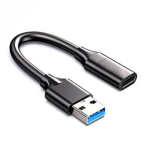 USB 3.2 Male To Type C Female Adapter Cable Ensures 10Gbps Data Transfer And Charging For Laptops And Peripherals
