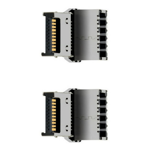 USB 3.2 Right Angle Male To Female Adapter For Front Panel Internal Connection Fast Speed 20Gbps Data Transfer Computer Case Cable Management