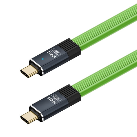 USB 3.2 Type C Soft Flexible Cable,20Gbps Data Transfer, 8K60hz Video Transmission for Laptops, Tablets, and Phones