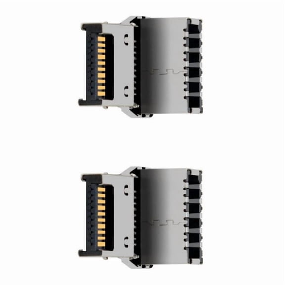 USB 3.2 Type E Male-Female Adapter 20Gbps Front Panel Internal PC Case Cable Management