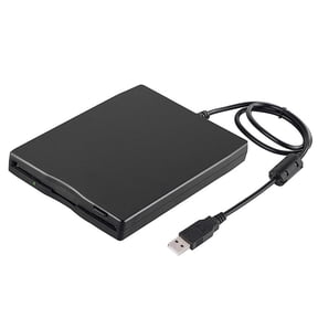 USB 3.5" External Slim 1.44MB Floppy Disk Drive Black