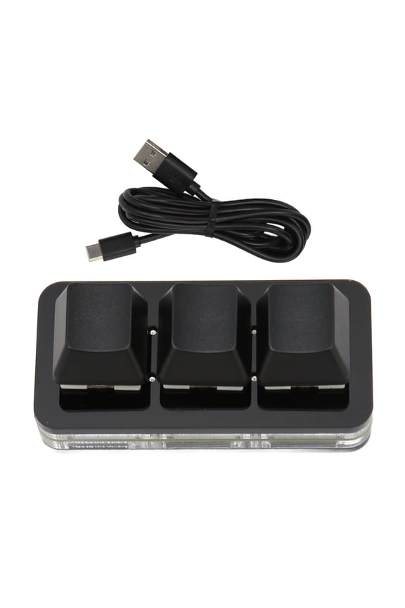 USB 3 Key Mini KeypadLED Backlight Supports Hot Swap OSU HID Macro Programming KeyboardS X for Linux
