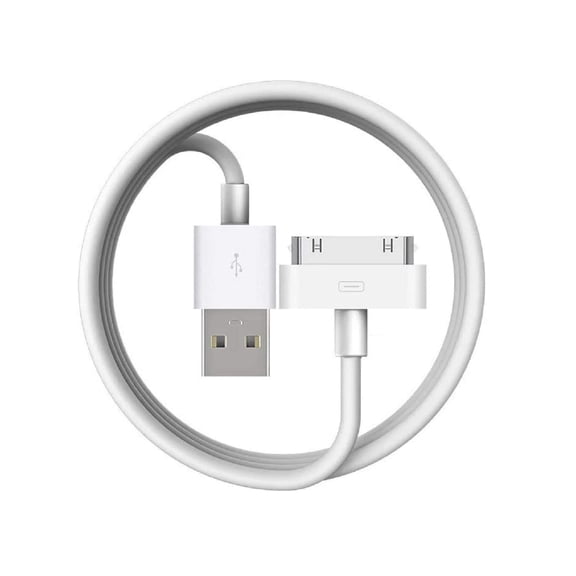 for USB to 30-Pin Charging Cable, MFi Certified 30-Pin Sync and Charge Cable Cord Compatible with iPhone 4/4S/3G/3GS, iPad 1/2/3, iPod Classic/Nano/Touch - Charging & Sync Data (3 Feet)