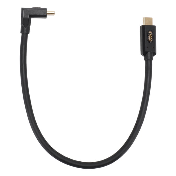 USB 4.0 Type C Cable for Thunderbolt 240W 48V 5A Supports 8K UHD Video 40Gbps Data Transfer Video Display Cable Right Angle