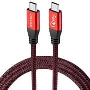 USB 4 Cable 3ft with 8K Video & 100W Charging & 40G Data Sync, RIITOP USB C to C Display Cable Compatible with Thunderbolt 4, Thunderbolt 3, MacBook, XPS, Surface Pro, Type C Hub Docking