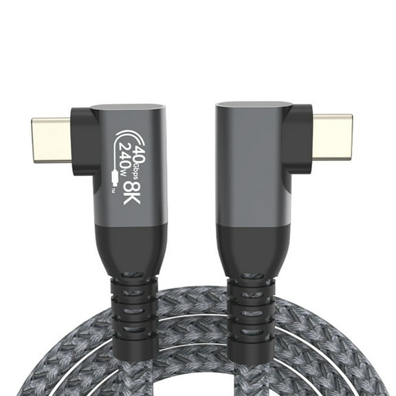 USB 4 Cable Compatible for Thunderbolt3/4, 240W Fast Charging, 40Gbps Data Transfer, 8K Video Support for Phones