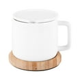 thumbnail image 1 of USB 55 Degree Constant Temperature Heating Coffee Cup Mat Ceramic Coaster, 1 of 1