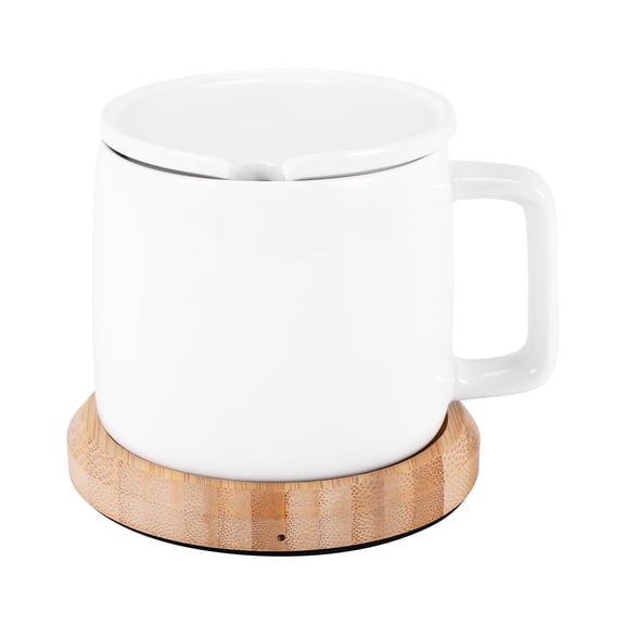 USB 55 Degree Constant Temperature Heating Coffee Cup Mat Ceramic Coaster