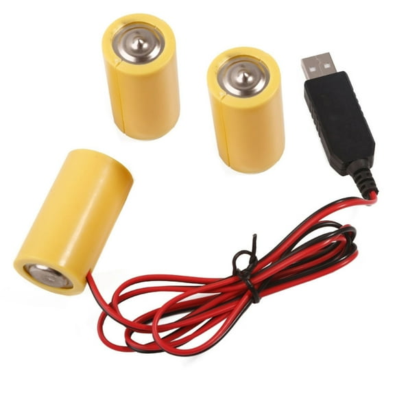 USB 5V 2A to 4.5V1A LR14 C Elimination Line Power Cable Cord Line for Scales Stove Flashlights