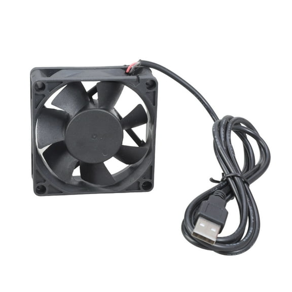 USB 5V 7x7cm Cooling Fan 7025 2300RPM 28CFM Radiator for Desktop Computers