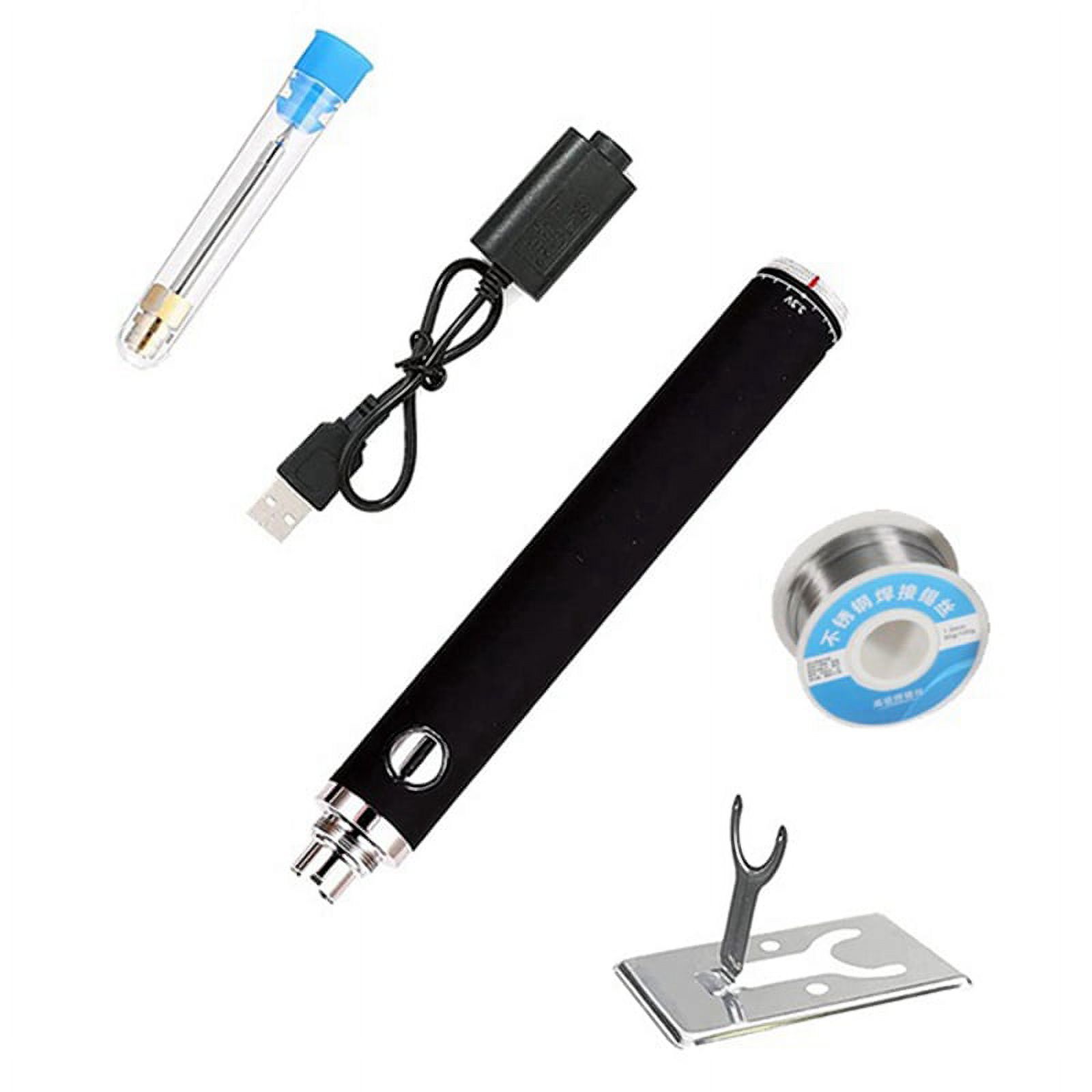 USB 5V Wireless Charging Iron Rechargeable Soldering Iron with Solder