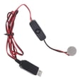 thumbnail image 1 of USB 5V2A Input Charging Cable Cord for 3V Output Powered Devices Portable Wire with Switches, 1 of 8