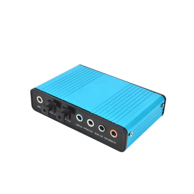 USB 6 Channel 5.1 / 7.1 Surround External Sound Card PC Laptop Desktop