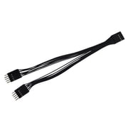 USB 9Pin to 9pin Header Splitter Cable 1 to 2 Extender Mainboard USB 9Pins Adapter Extension Wire 10CM