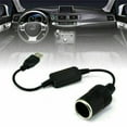 thumbnail image 1 of USB A Male to 12V Car Power Socket Female Adapter Converter Cable, 1 of 6