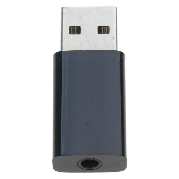 USB A Male to 3.5mm TRRS Female Adapter for Headphones and Microphones on Laptops Desktops Digital Transmission