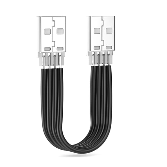 USB A Male to Male 2 USB2.0 Extension Cable for Radiators Hard Disk Webcom Camera USB Date Transmission Extenders Cord