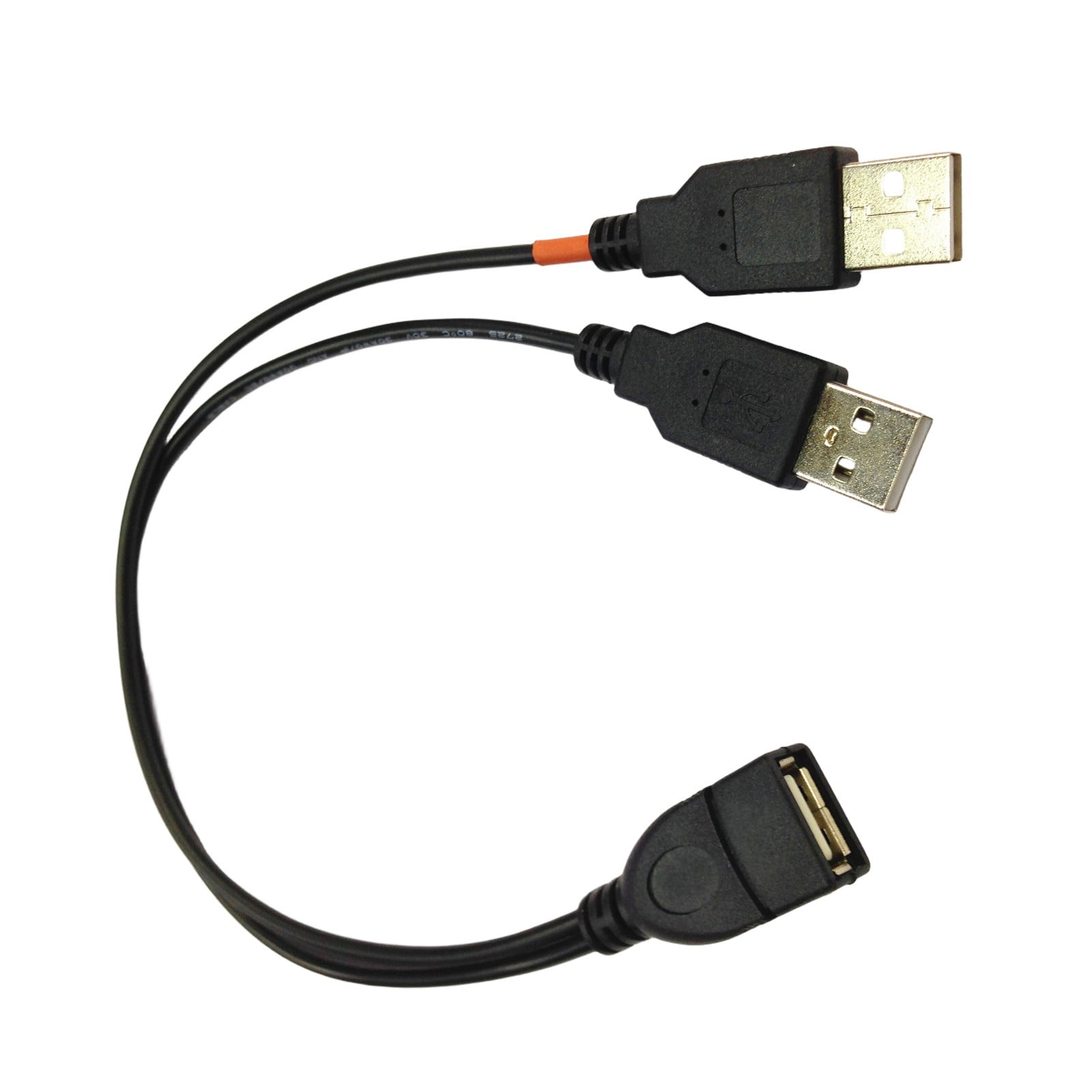 USB A Splitter USB2.0 2Male to Female Y Splitter USB Extension Cable ...