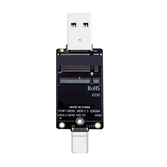USB A USB C Solid States Disk Enclosure Adapter 10Gbps Solid States Disk External Enclosure USB C Enclosure for 2230 Sol