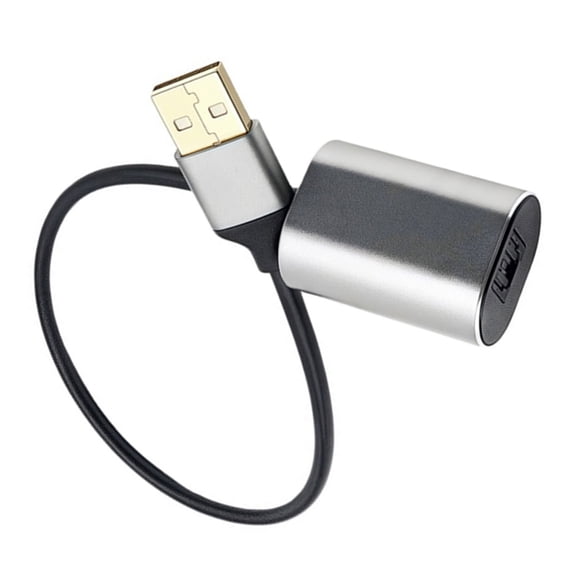 USB A to Fiber Sound Sound Converter Cable SPDIF Female Port Connection