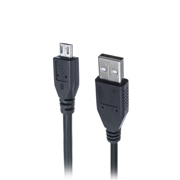 USB A to Micro USB Cable Male to Male | High-Speed Charging and Data Sync Cord for Android Devices, Phones, and Tablets - 6 FT