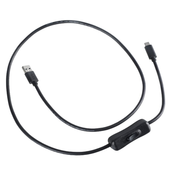 USB A to Type C Power Extension Cord with Switches, 60W Charging Adapter Cable 10Gbps Data Wire for Various USB Devices