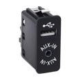 thumbnail image 1 of USB AUX Socket Port Plug Black+White, Replacement, for BMW 1/3/5/6/7-Series, X1/X3/X5/X6, Z4, MINI, 1 of 10