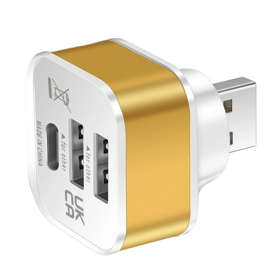 USB Adapter 3 Port USB Extender Quick Charging Multiple Splitter Car Adapter Mobile Power Expansion Connector
