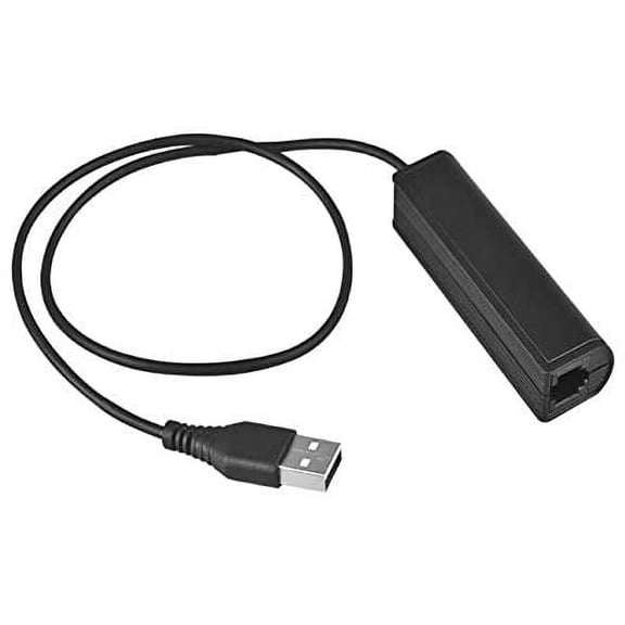 USB Adapter Cable to RJ9 Female for Any Jabra QD Headset GN1200 and Connects Into A Computer PC Laptop Mac Softphone Skype MSN Zoom Video Phone App Conference Work from Home