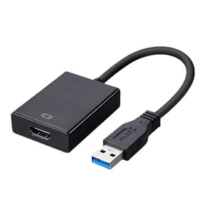 USB To Adapter USB 3.0 To 1080P Video Graphics Line Converter High Definition Multimedia Interface Converter Driver Converter For PC Laptop Projector HDTV