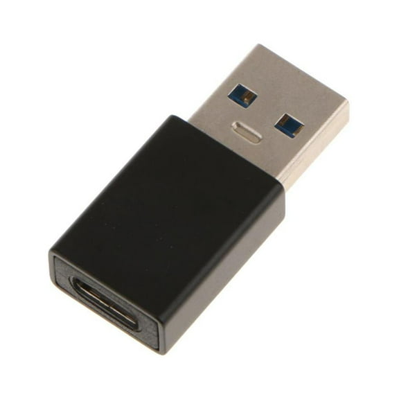 USB Adapter USB 3.0 Type A Male To USB 3.1 Female To Female Adapter Converter For 2.4A - Black